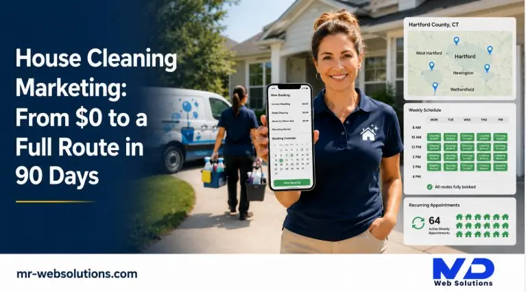 House Cleaning Marketing: From $0 to a Full Route in 90 Days