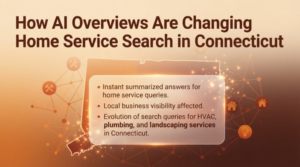 AI Overviews answering a cost question while the map pack still shows local pressure washing companies in Connecticut