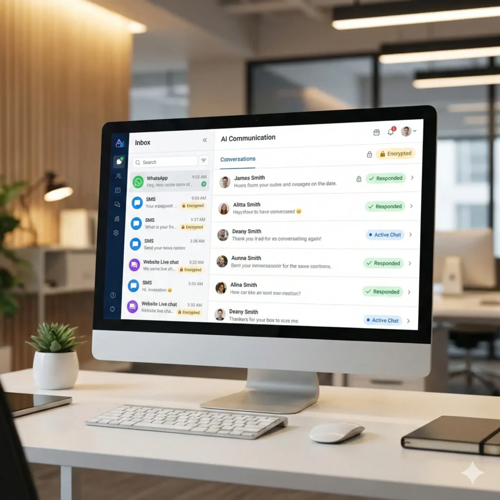 CRM contact list on a desktop screen used to segment old quotes for reactivation